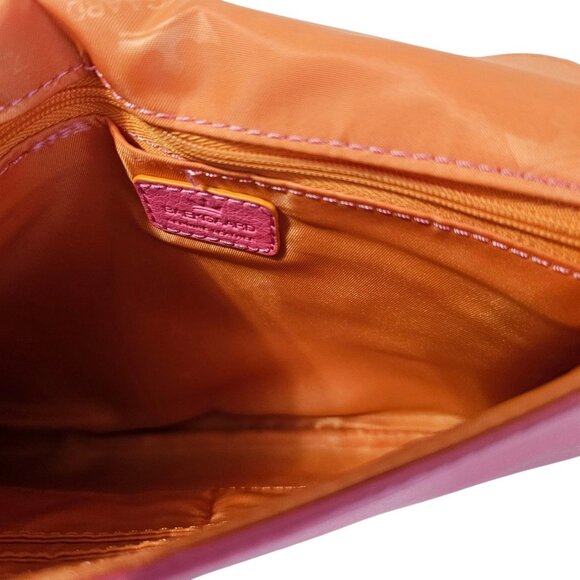 Bundle BAEKGAARD Pink Orange Clutch PUREOLOGY Chain Link Strap Crossbody Bag - Picture 13 of 16